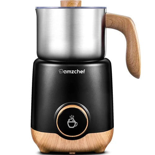AMZCHEF Milchaufschäumer 8-IN-1 Automatisch 550 Watt 600ml heiße & kalte Milch