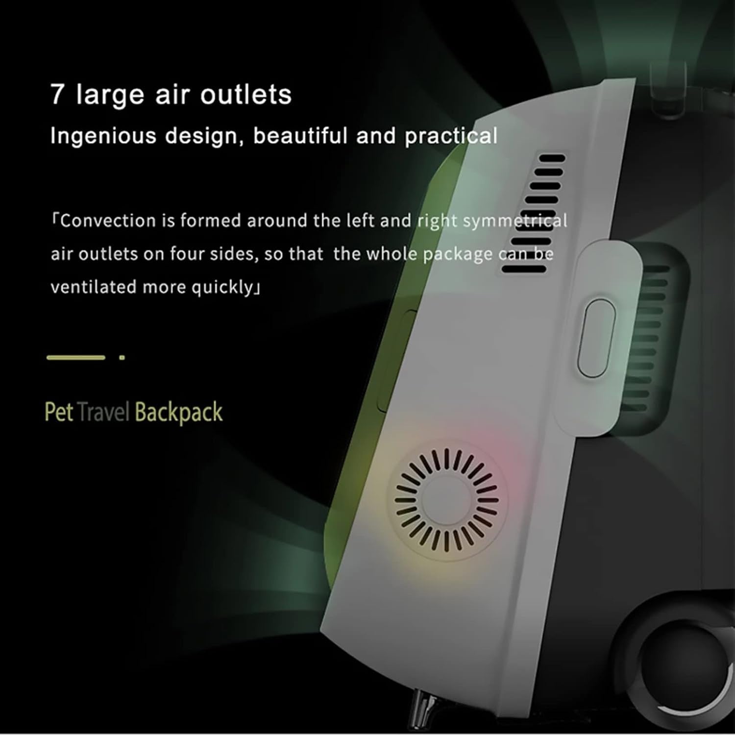 Haustier Trolley Katzenrucksack Hundetransport Tasche Pet Carrier Belüftung