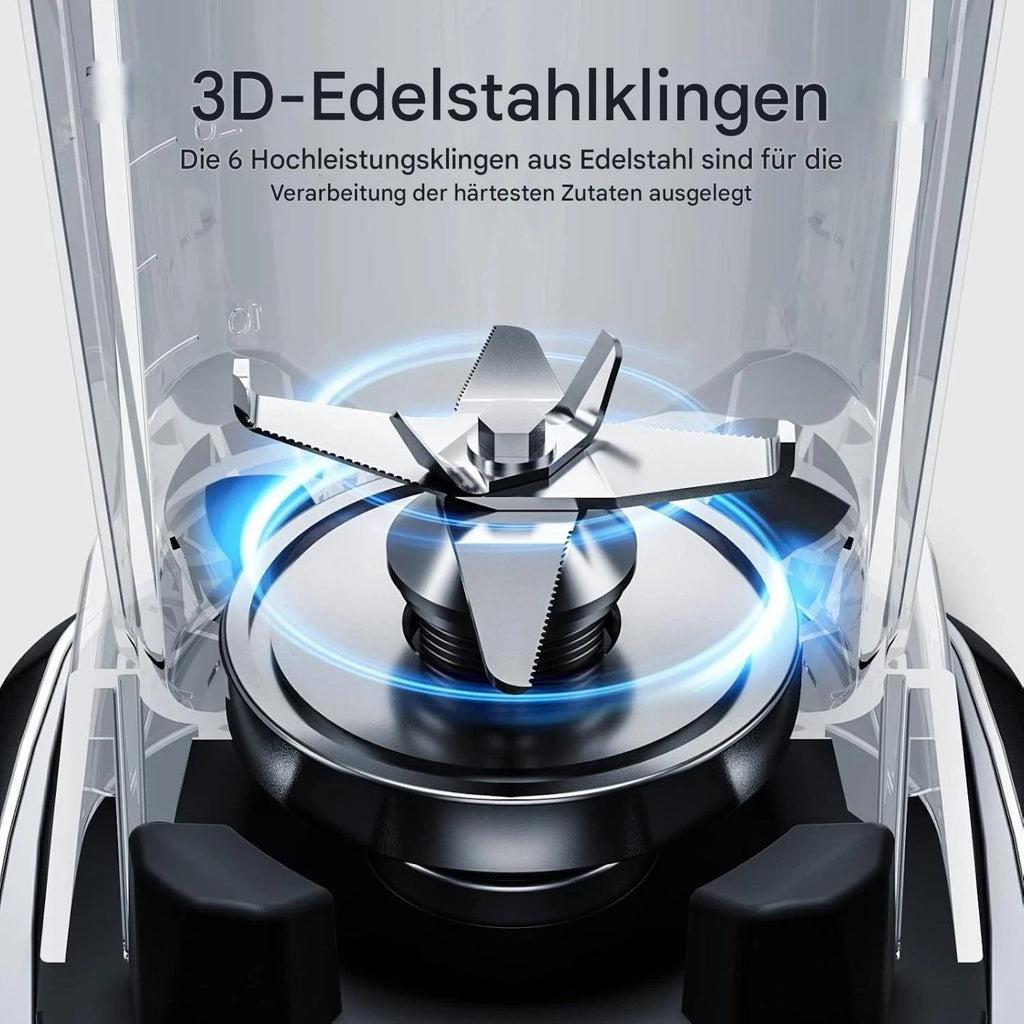 AMZCHEF Hochleistungsmixer 2IN1 Mixer mit 1850 ml und 600 ml Behälter 2000 Watt