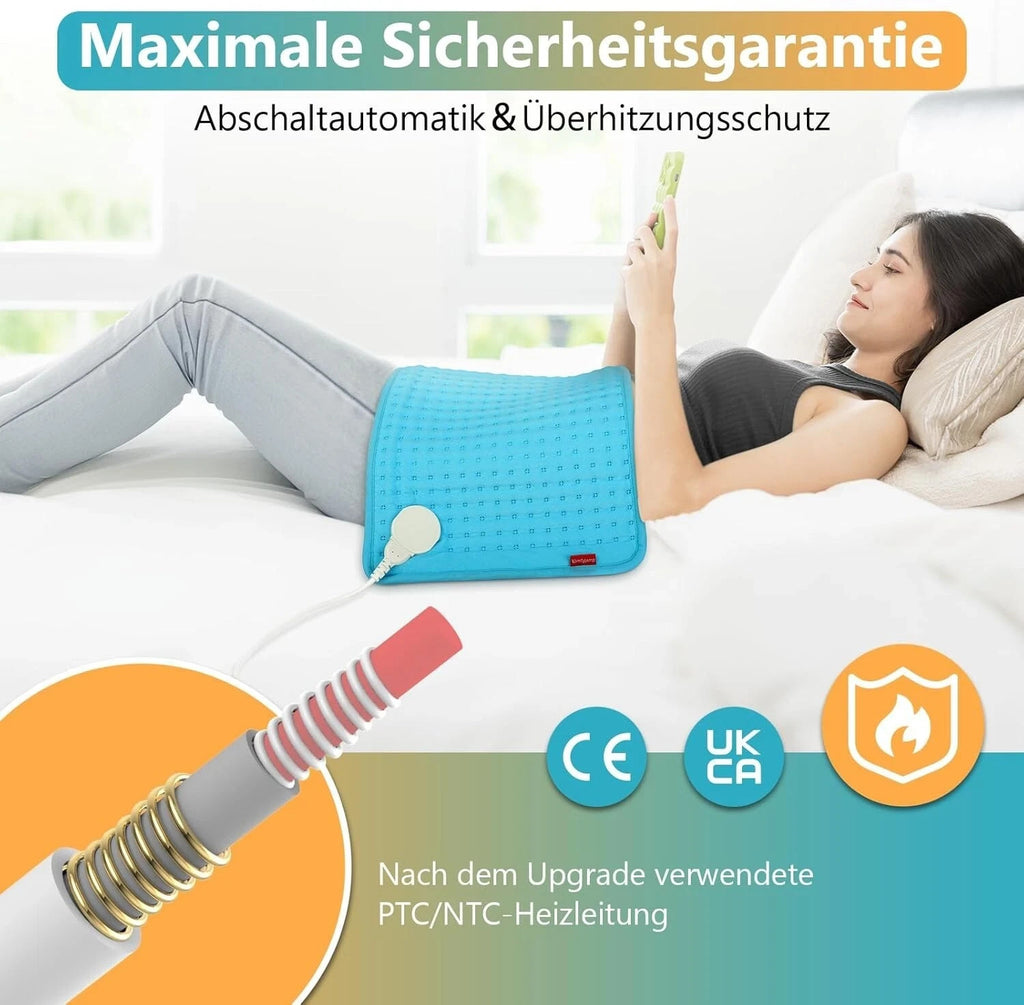 Comfytemp Elektrisches Heizkissen / Wärmekissen für Rücken Nacken und Schulter