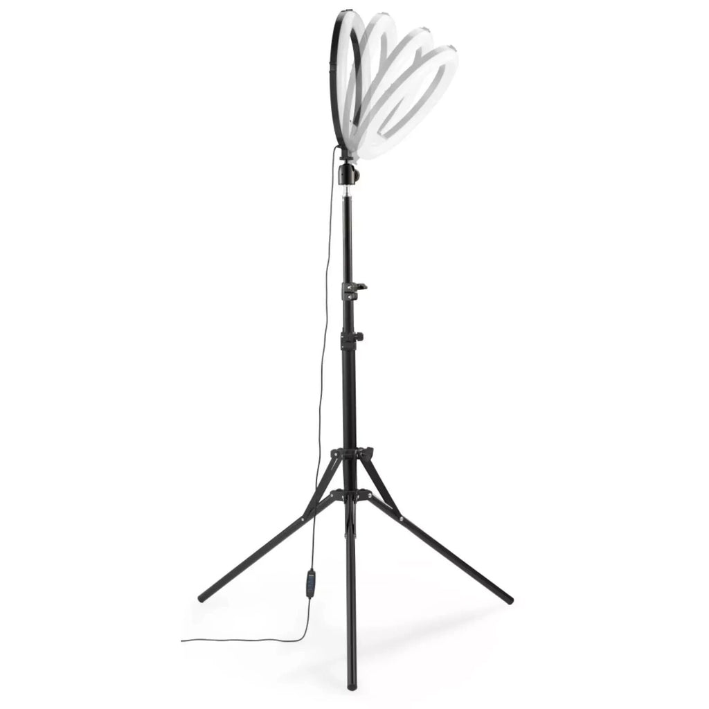 Hama LED-Ringlicht Ringleuchte Spotlight Steady 120 Stativ Handy-Halterung