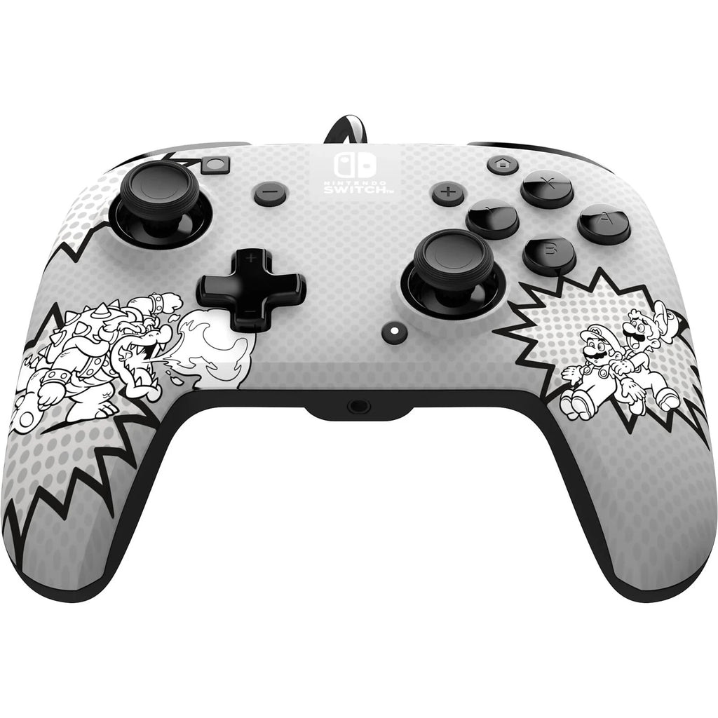 PDP REMATCH Nintendo Switch Controller Comic Attack USB Audio Custom Gaming Pad