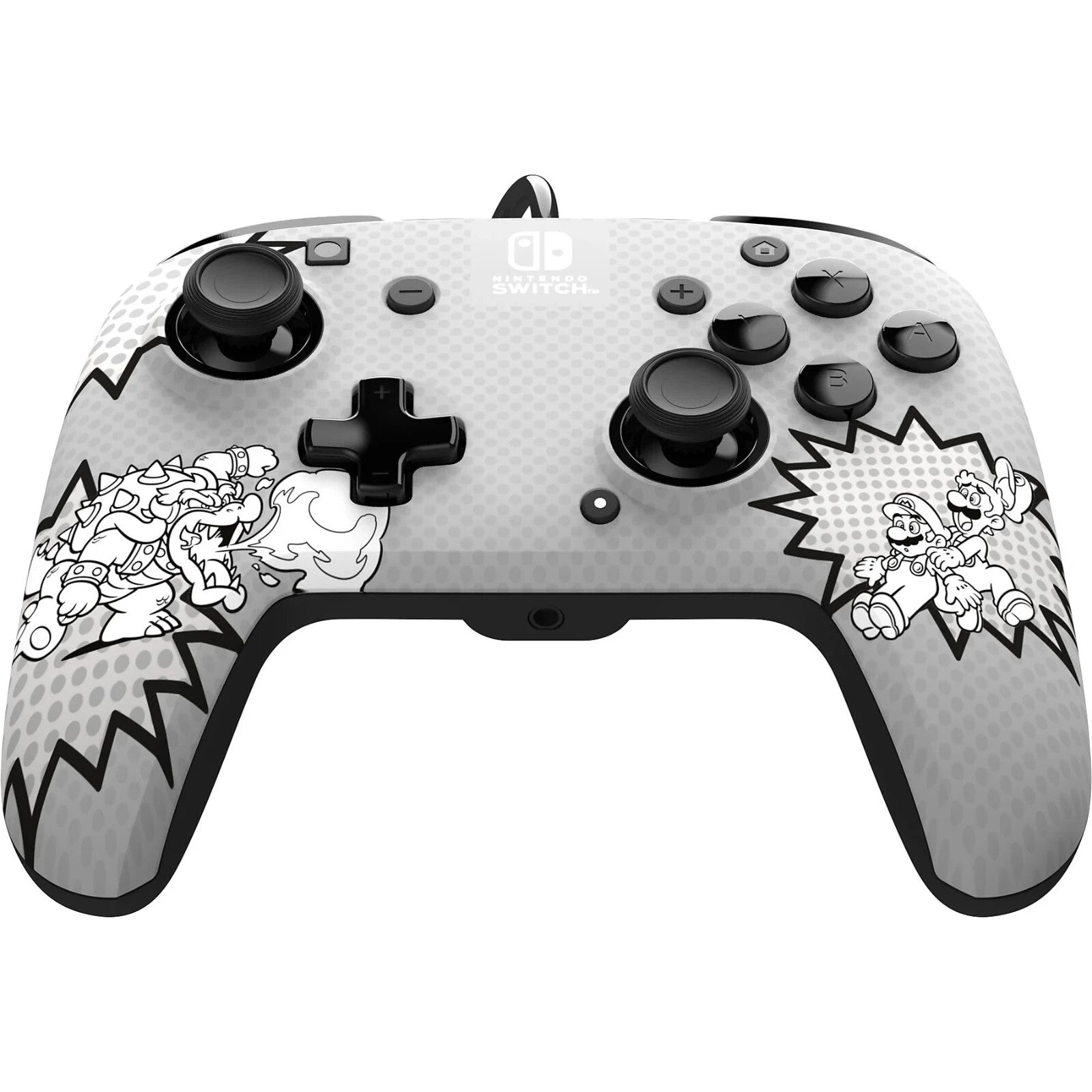 PDP REMATCH Nintendo Switch Controller Comic Attack USB Audio Custom Gaming Pad