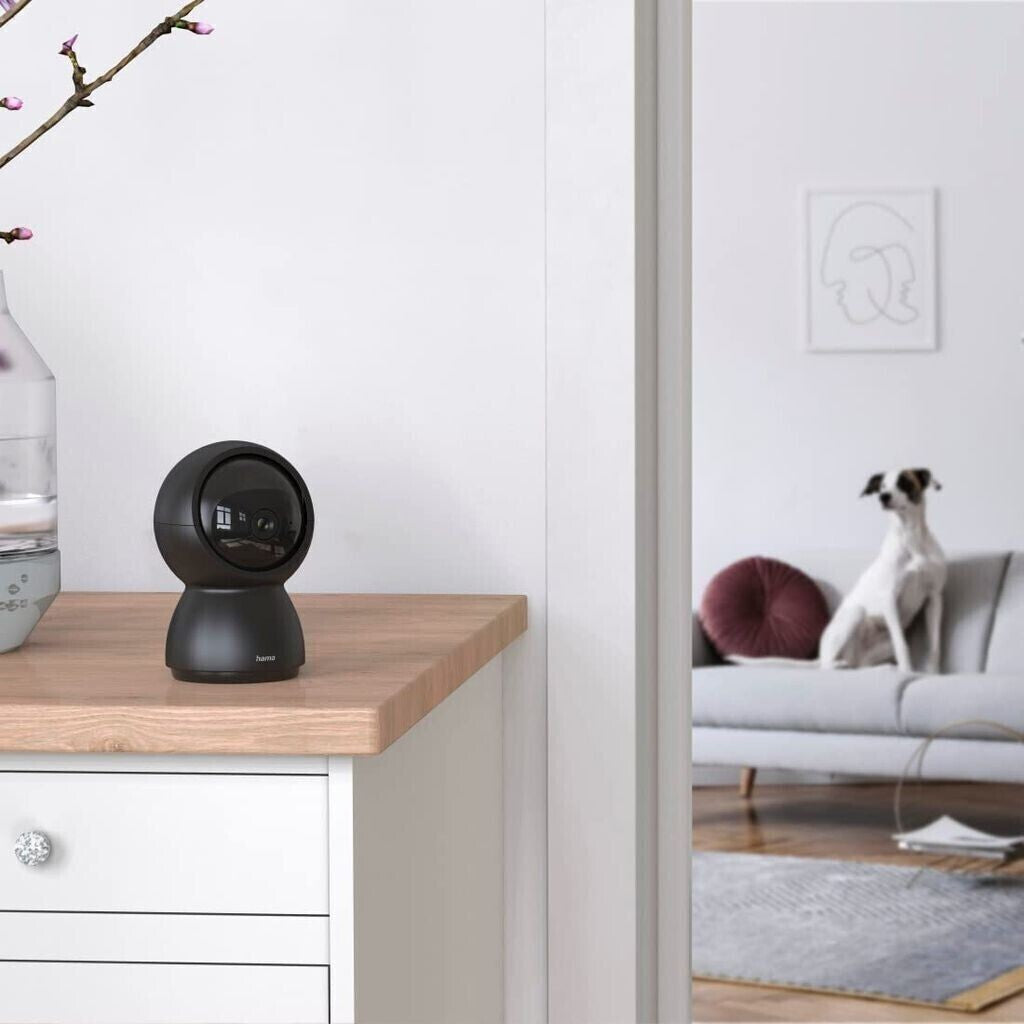 Hama WiFi Smart Überwachungskamera Indoor 360° drehbar Full HD Nachtsicht