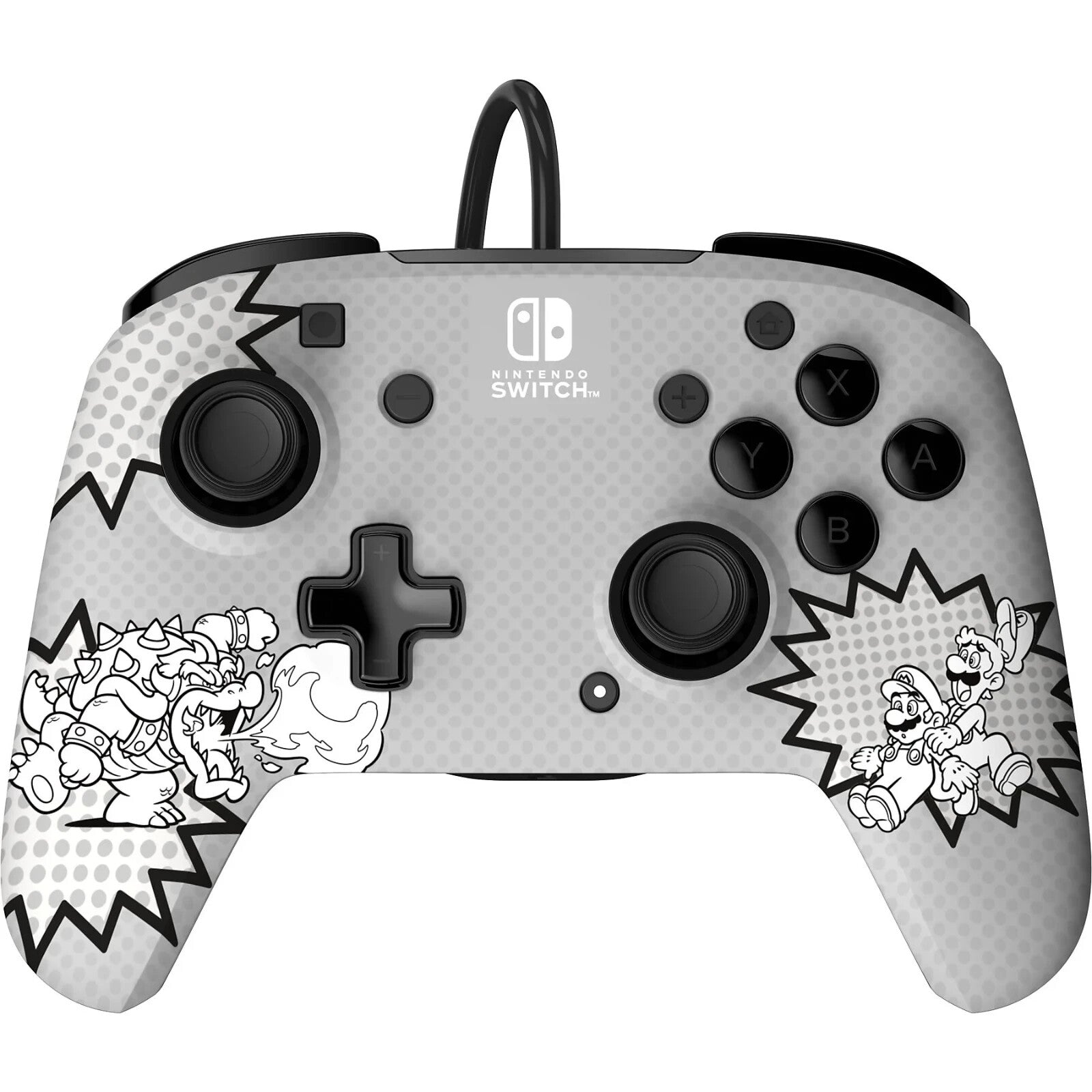 PDP REMATCH Nintendo Switch Controller Comic Attack USB Audio Custom Gaming Pad