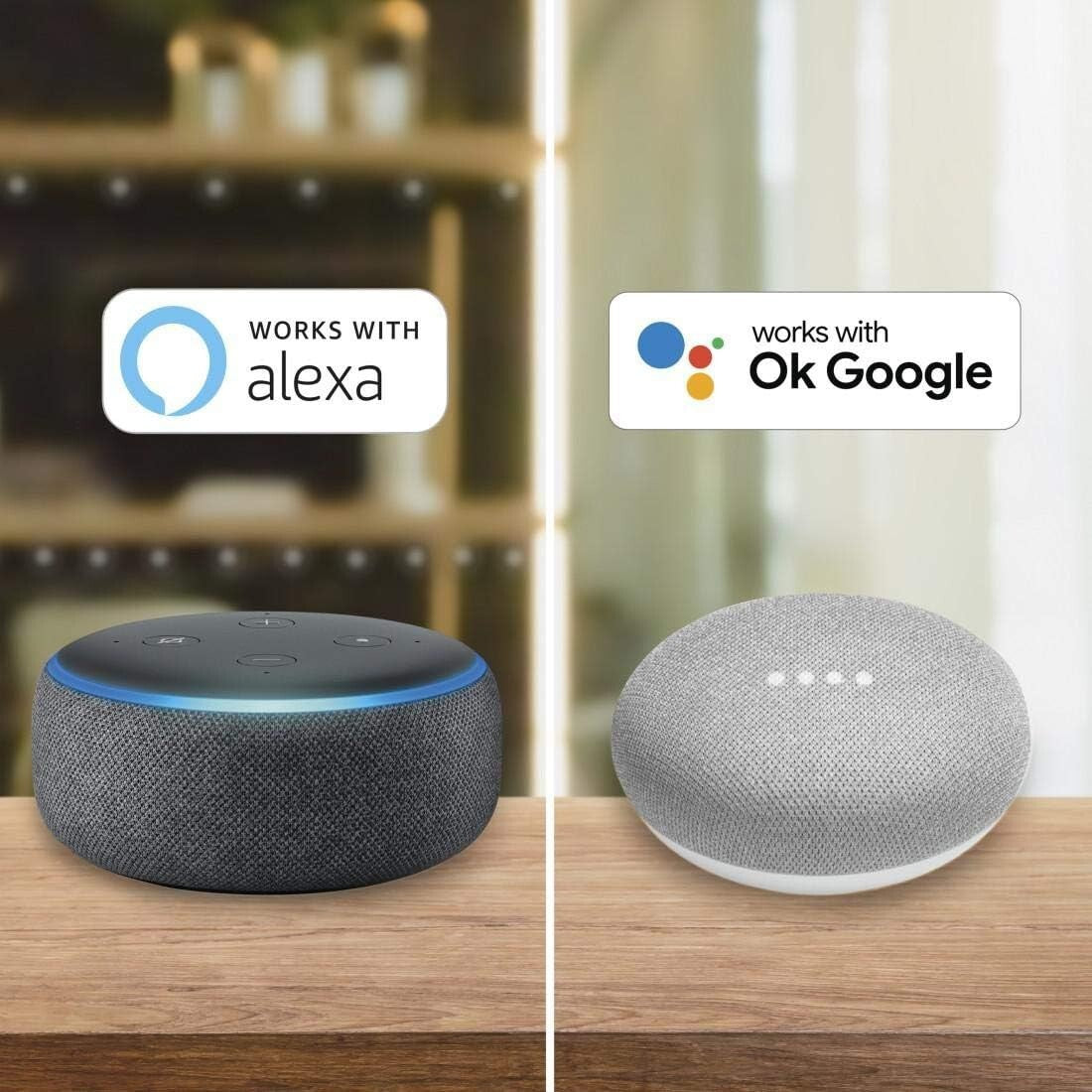 Hama Wandleuchte Wifi LED Smart Home Alexa Google Assistant IP44 dimmbar außen