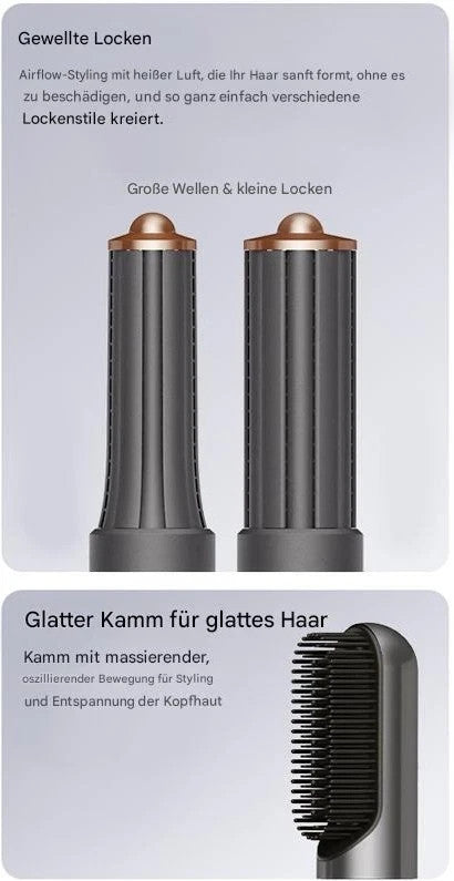 Ionen Haarföhn Heißluft Föhn Haartrockner Lockenstab Glätteisen Multistyler