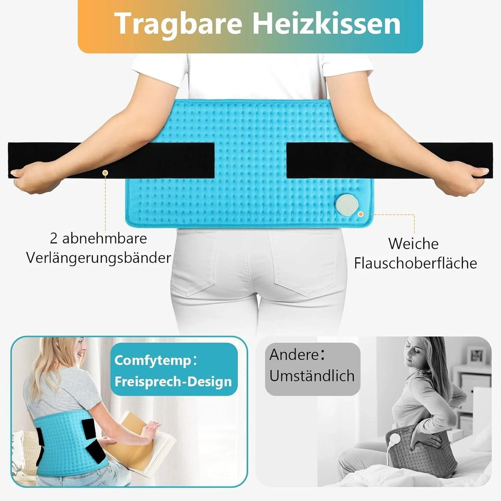 Comfytemp Elektrisches Heizkissen / Wärmekissen für Rücken Nacken und Schulter