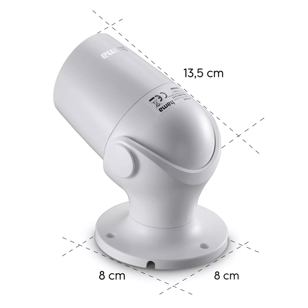 Hama WiFi Überwachungskamera Outdoor 1080p Full HD Nachtsicht Bewegungsmelder