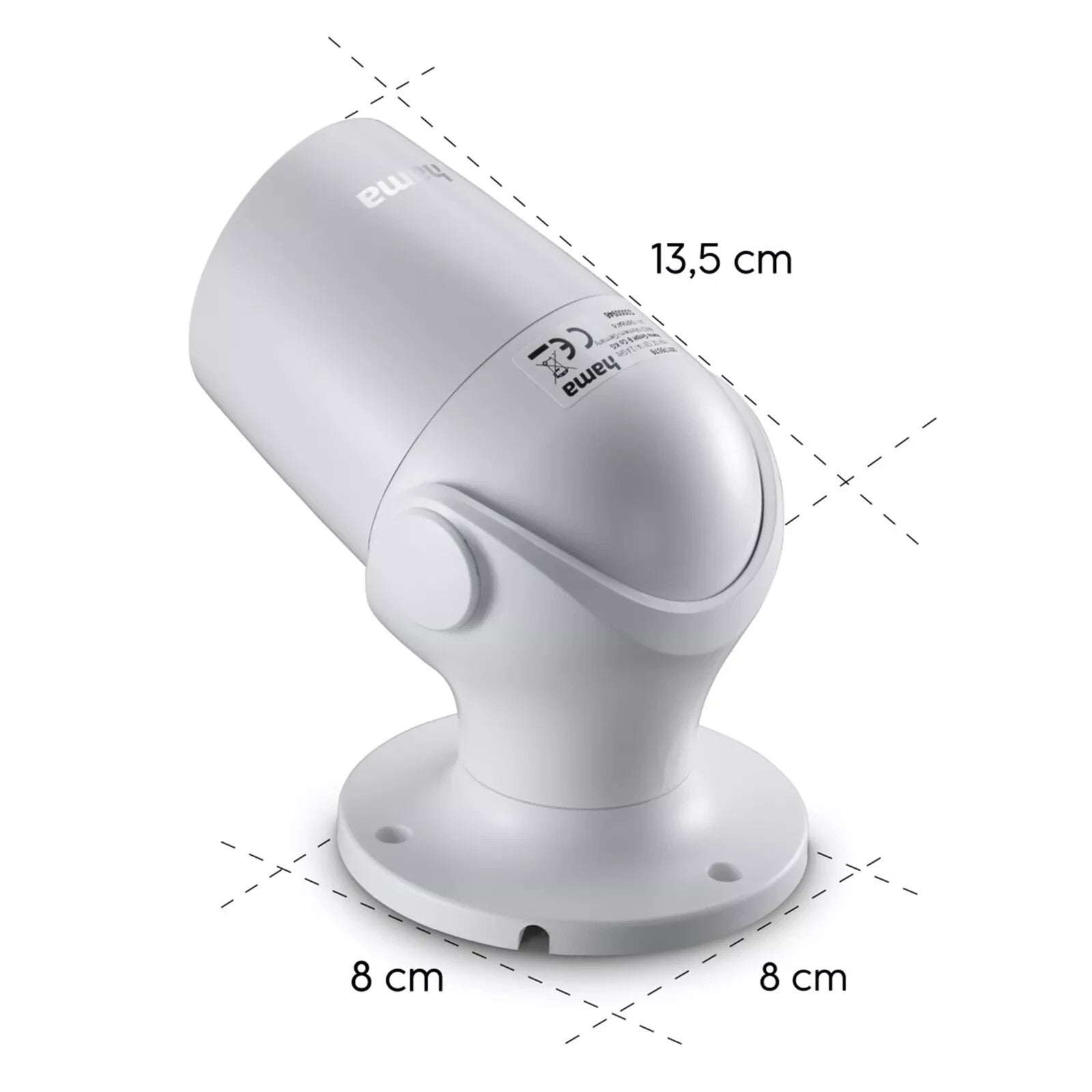 Hama WiFi Überwachungskamera Outdoor 1080p Full HD Nachtsicht Bewegungsmelder