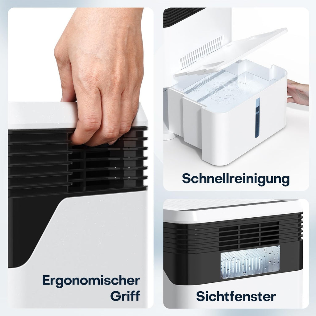 Conopu Luftentfeuchter Elektrisch 3000ml 4 Halbleiter Auto Sensor mit Timer