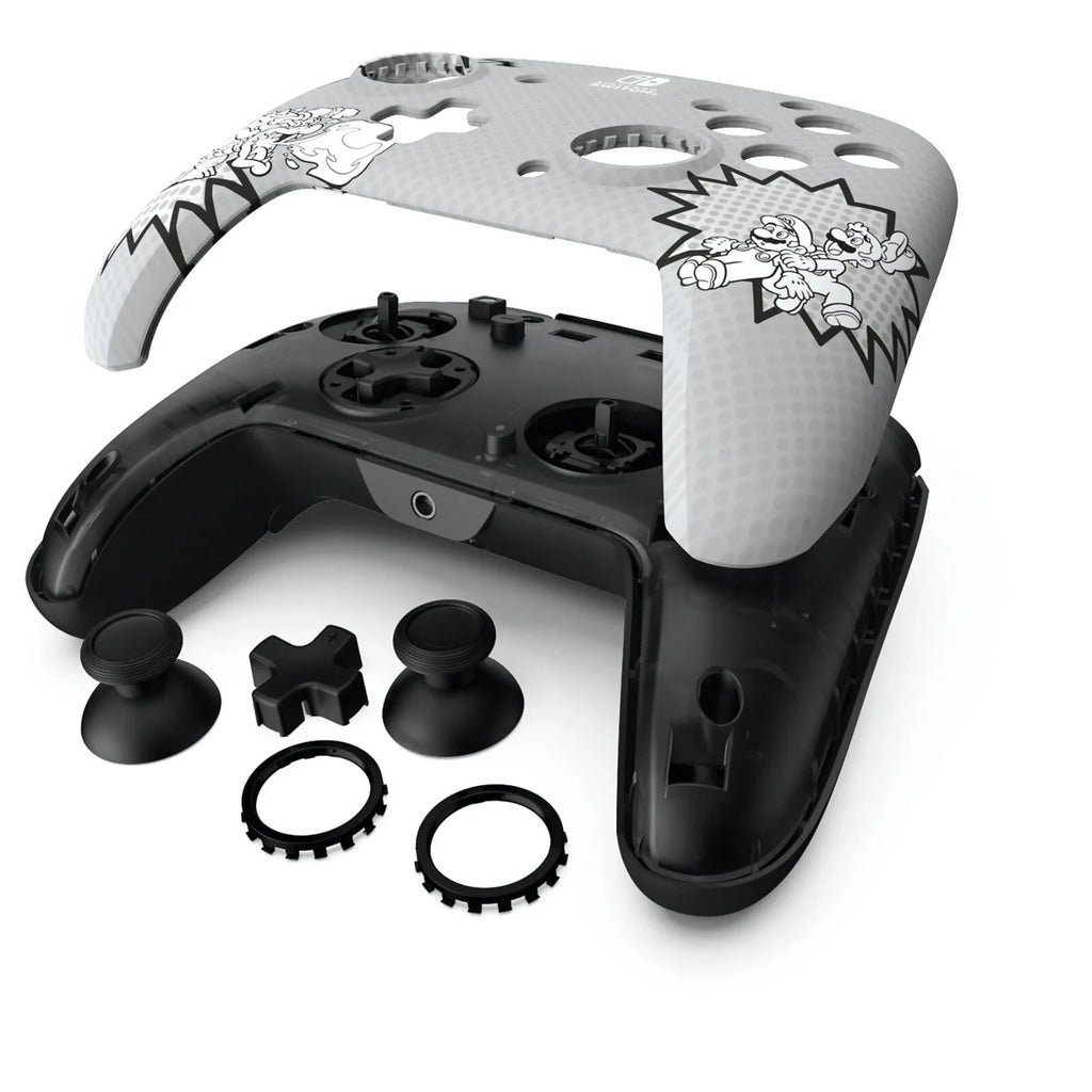 PDP REMATCH Nintendo Switch Controller Comic Attack USB Audio Custom Gaming Pad