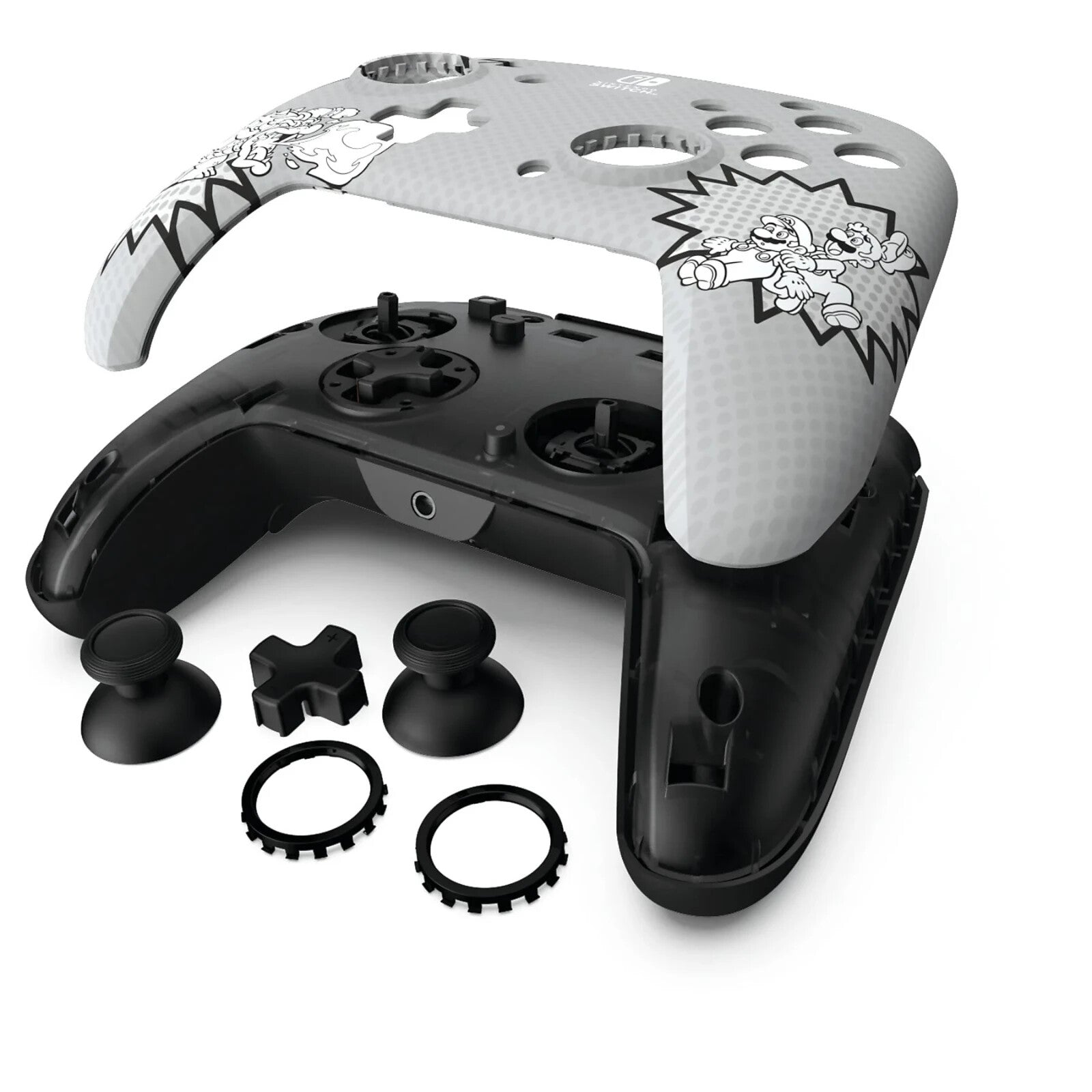 PDP REMATCH Nintendo Switch Controller Comic Attack USB Audio Custom Gaming Pad