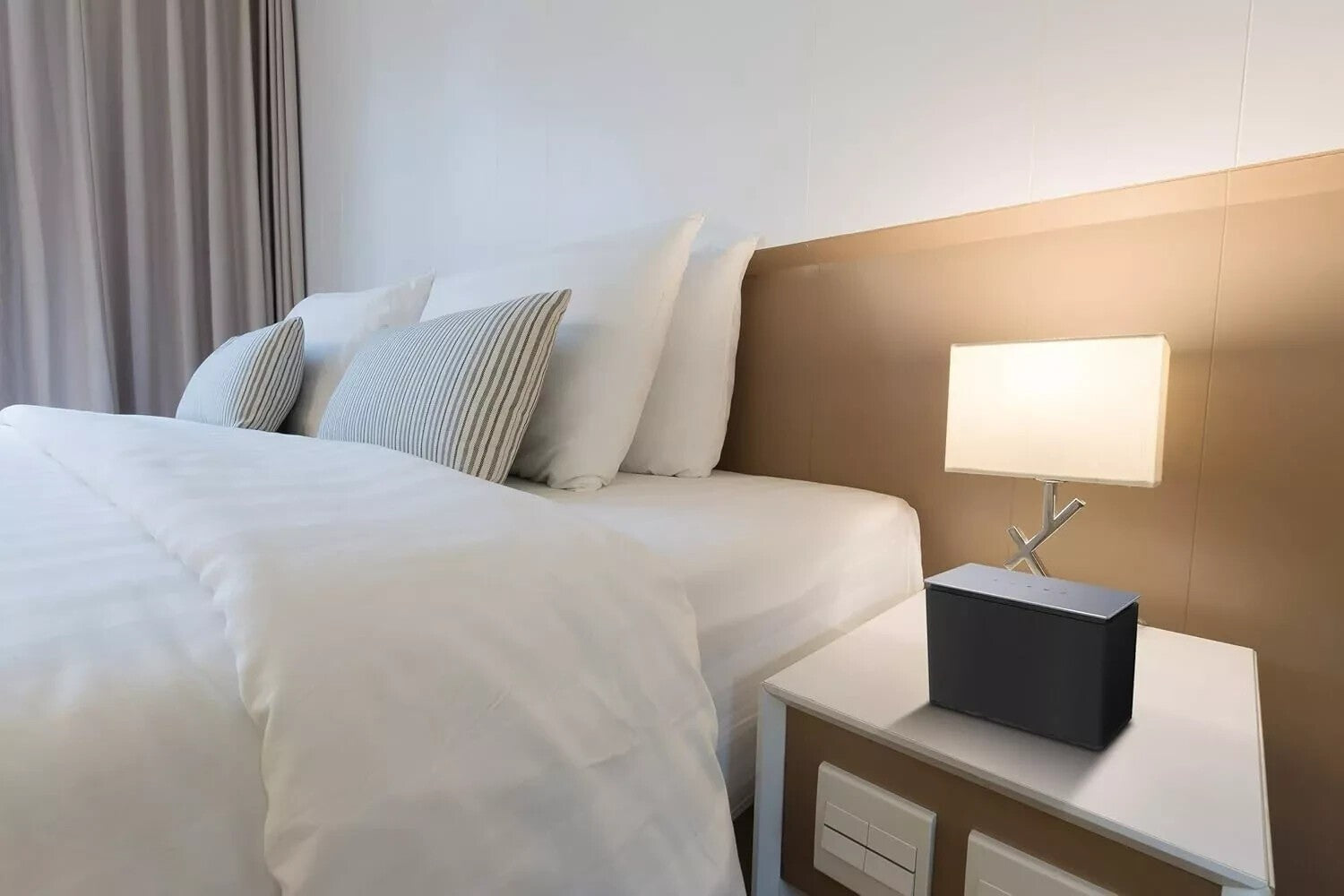 Dyon Area S Multiroom Lautsprecher Wlan Bluetooth RMS Edelstahl Internet Radio