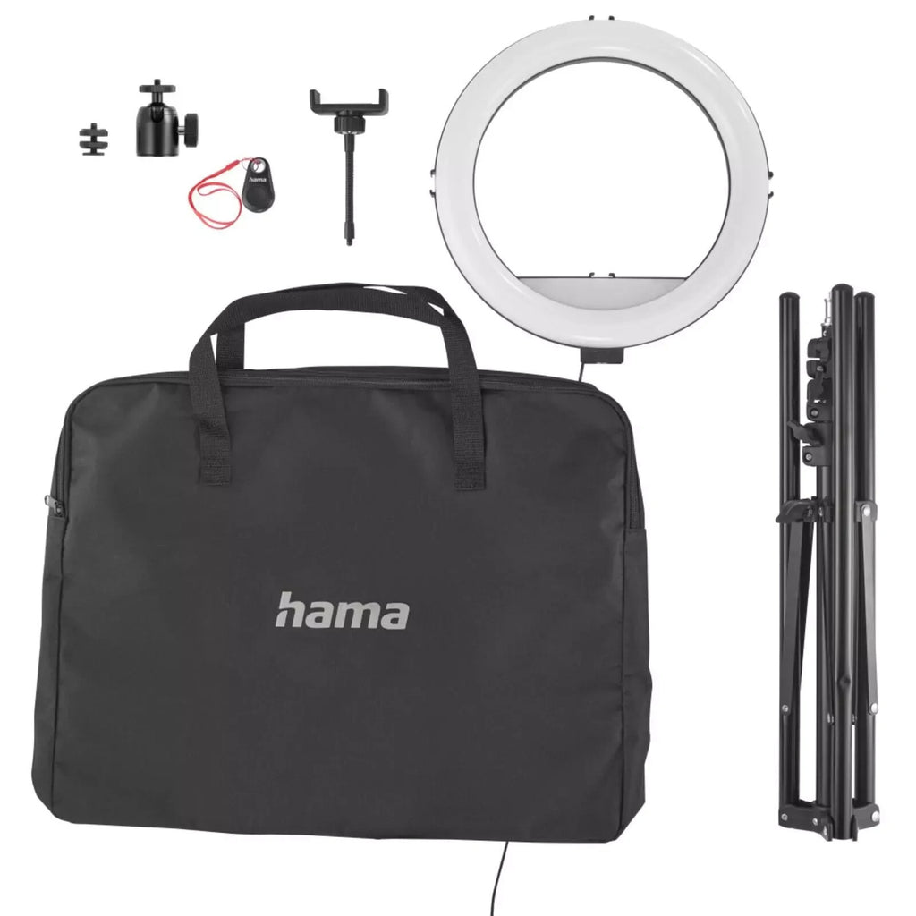 Hama LED-Ringlicht Ringleuchte Spotlight Steady 120 Stativ Handy-Halterung