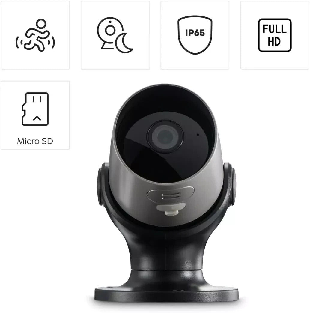 Hama WiFi Outdoor Überwachungskamera Full HD 1080p Nachtsicht Bewegungserkennung