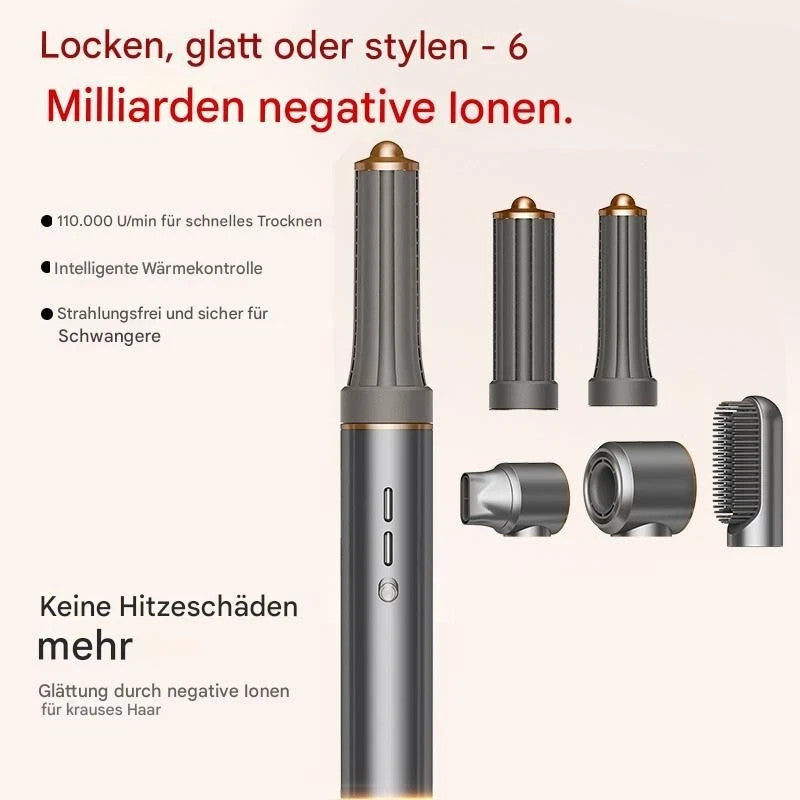 Ionen Haarföhn Heißluft Föhn Haartrockner Lockenstab Glätteisen Multistyler