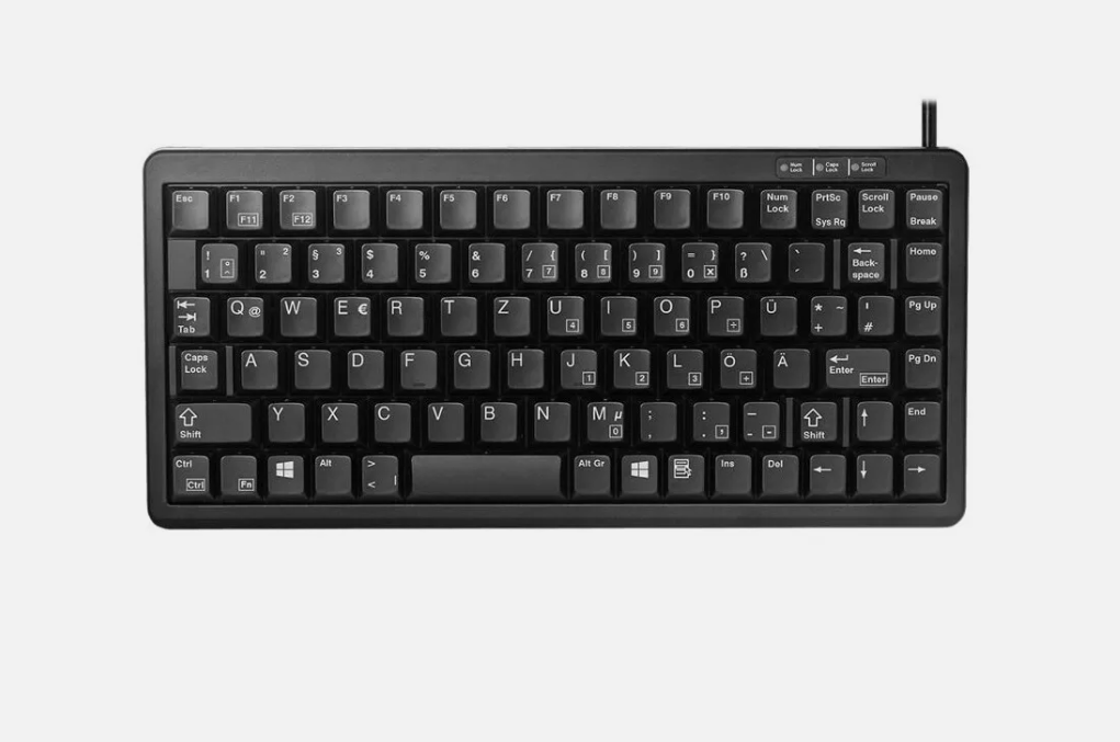 Cherry G84-4100 Keyboard Kompakt Tastatur USB Mechanisch Präzision Langlebig