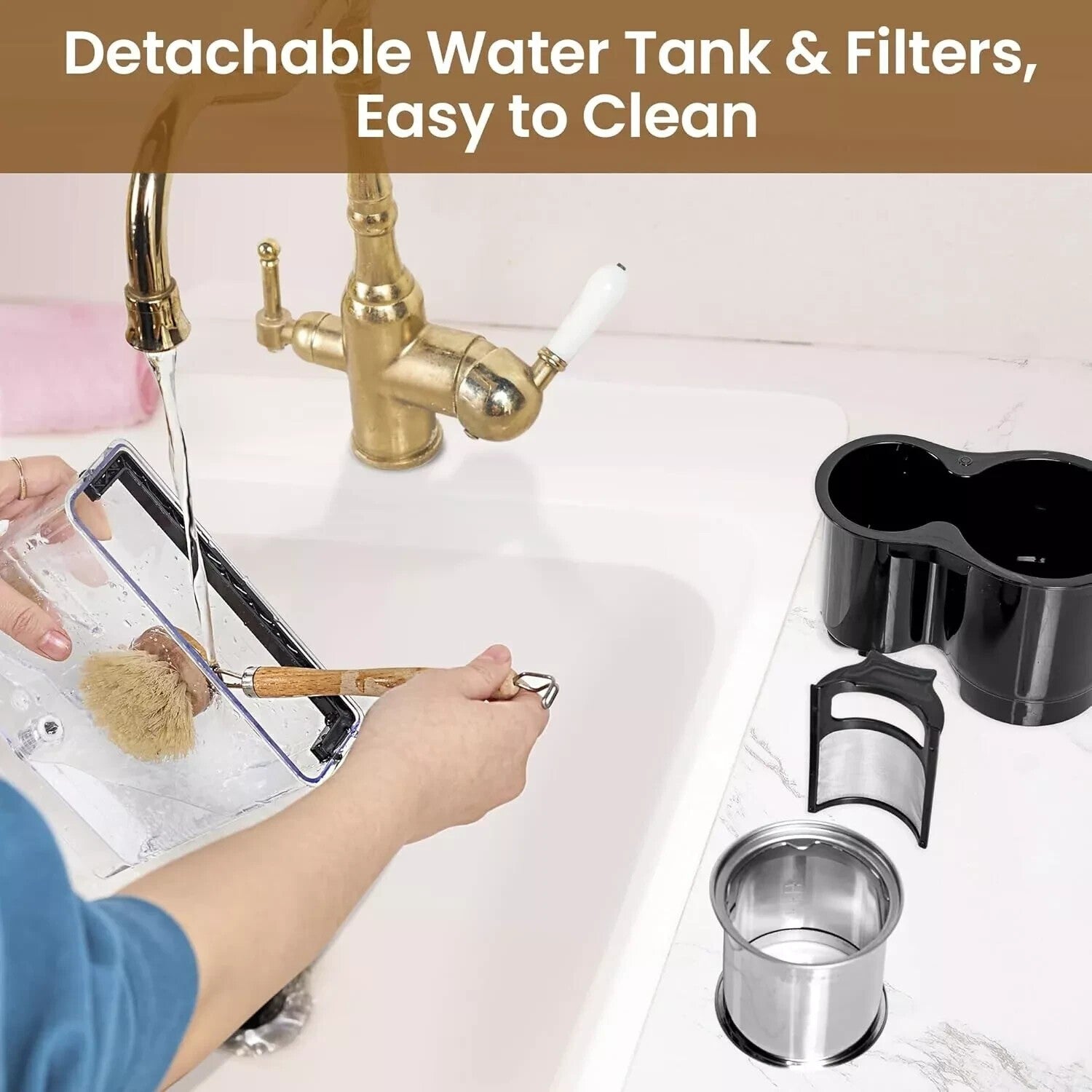 Hauswirt Kaffeemaschine Filterkaffee Mahlwerk einstellbar Warmhalteplatte Weiß