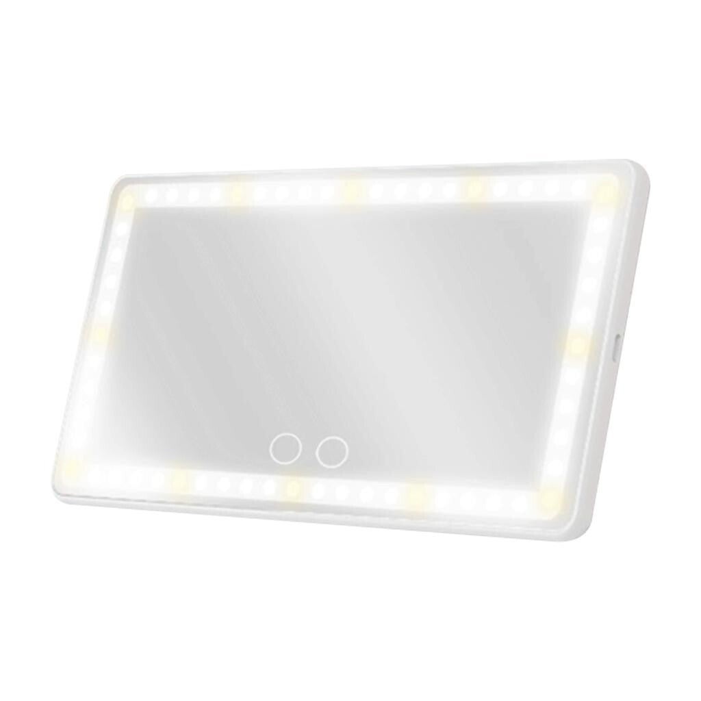 Auto Schminkspiegel LED Beleuchtung Visier Spiegel Touchscreen Makeup Spiegel