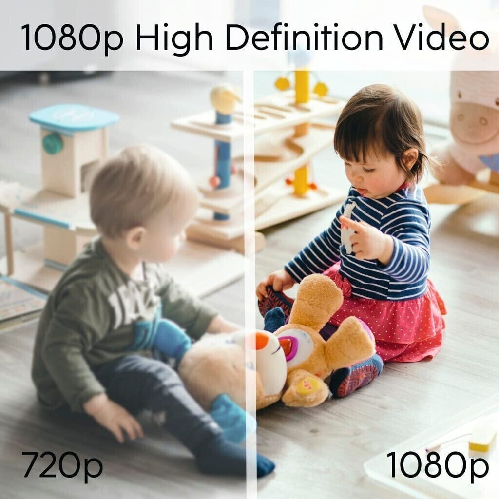 Hama WiFi Smart Überwachungskamera Indoor 360° drehbar Full HD Nachtsicht