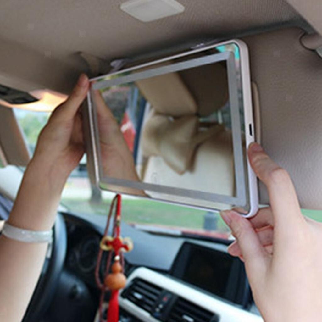 Auto Schminkspiegel LED Beleuchtung Visier Spiegel Touchscreen Makeup Spiegel