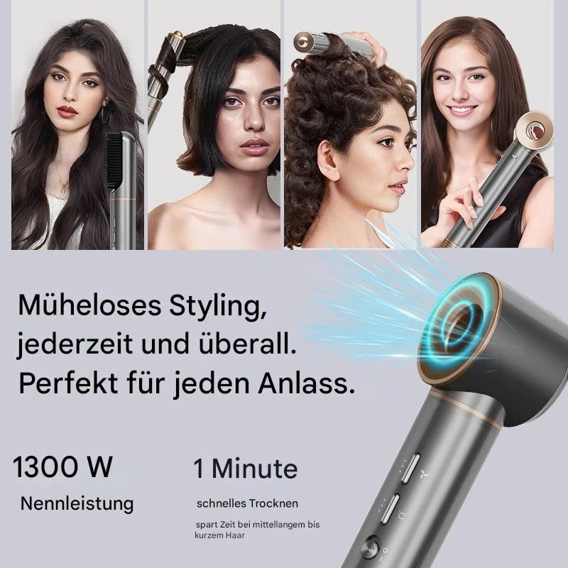 Ionen Haarföhn Heißluft Föhn Haartrockner Lockenstab Glätteisen Multistyler