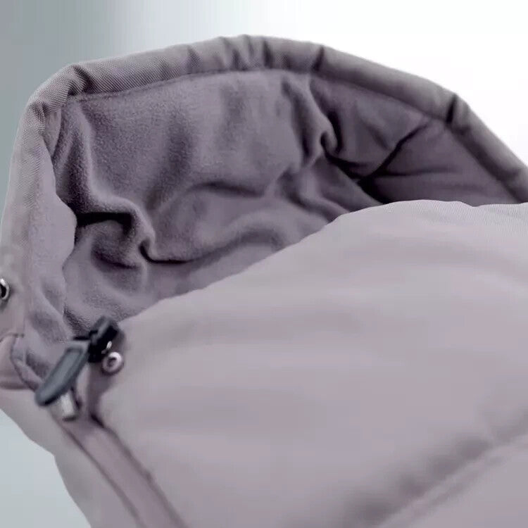 Leclerc Fußsack Baby winddicht warm wasserabweisend für Kinderwagen Polar grey