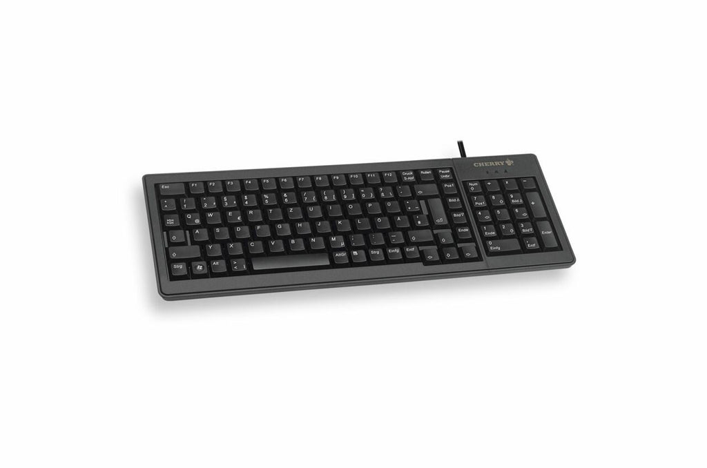 CHERRY G84-5200 Tastatur kompakt Nummernblock USB langlebig präzise Büro QWERTY