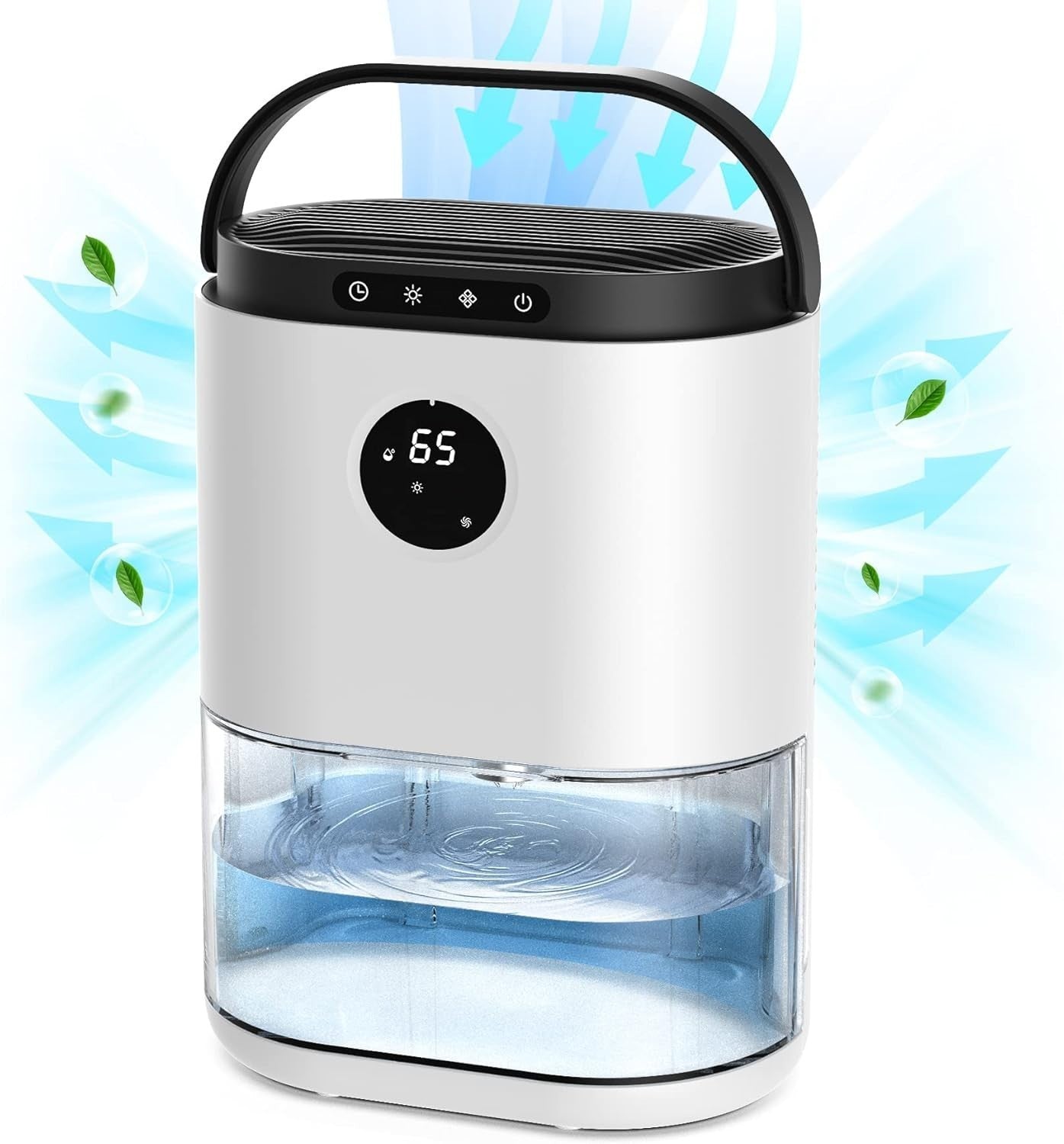 CONOPU Elektrischer Luftentfeuchter für Zuhause 2300 ml Schlafzimmer Badezimmer