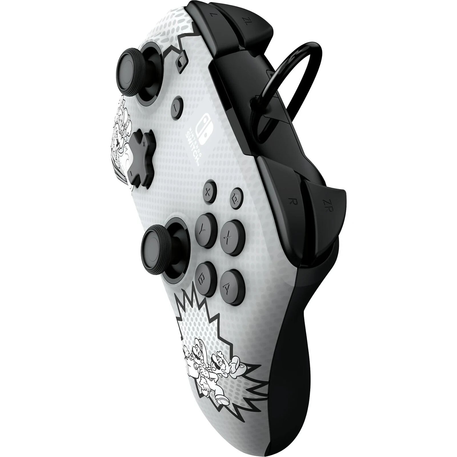 PDP REMATCH Nintendo Switch Controller Comic Attack USB Audio Custom Gaming Pad