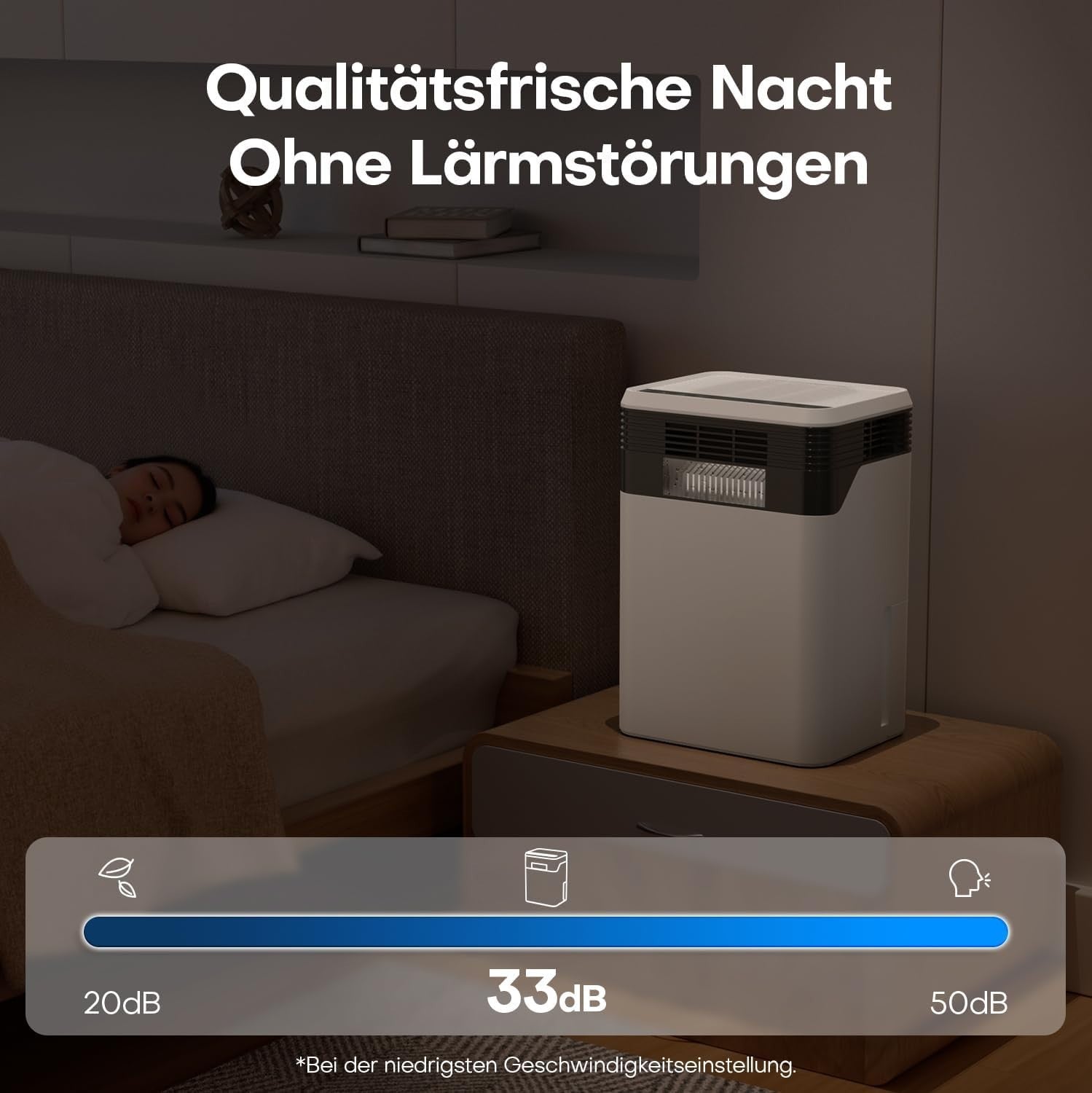 Conopu Luftentfeuchter Elektrisch 3000ml 4 Halbleiter Auto Sensor mit Timer