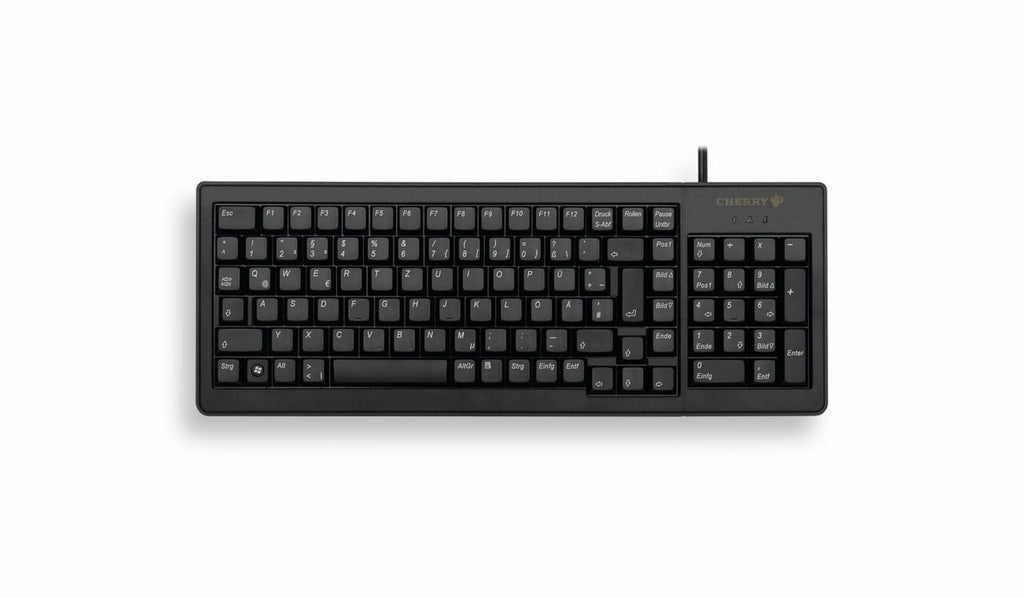 CHERRY G84-5200 Tastatur kompakt Nummernblock USB langlebig präzise Büro QWERTY