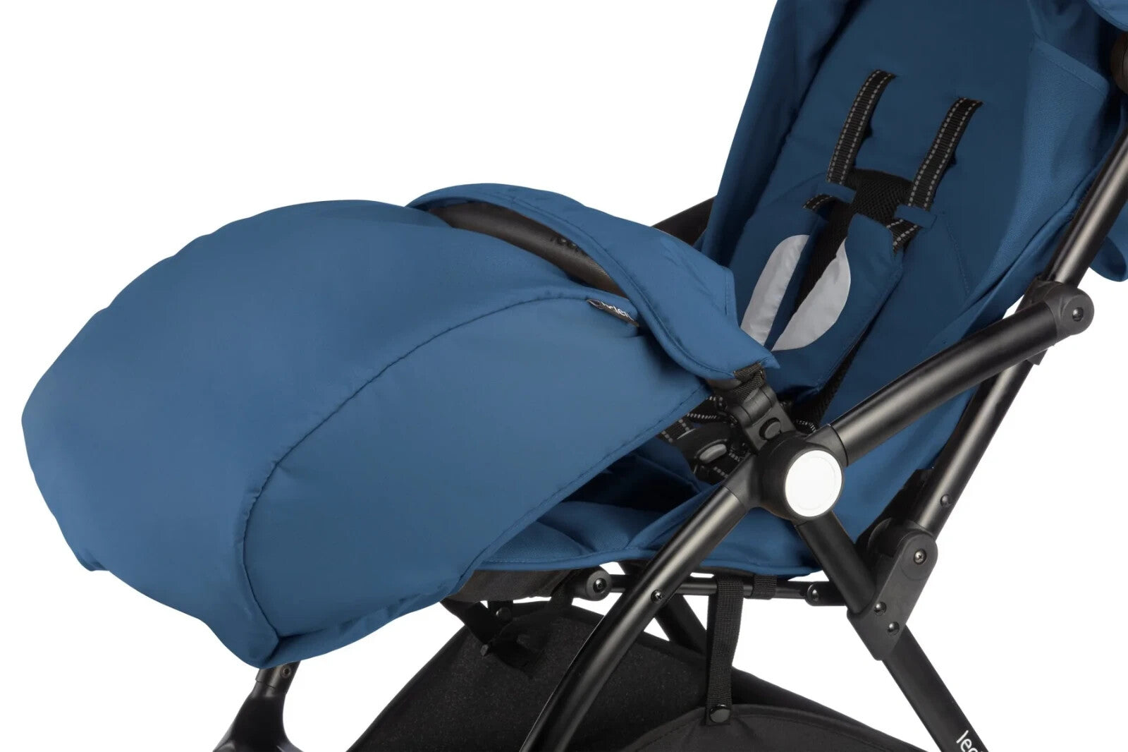 Leclerc Fußsack Footmuff wasserabweisend warm bequem Kinderwagen Zubehör blau